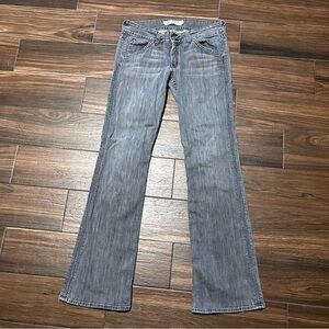 Hudson Jeans Women’s Bootcut Jeans 32 Dark Wash Black Gray Made in USA